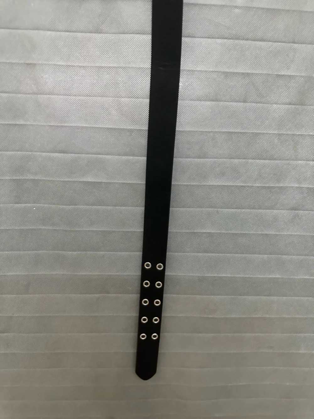 New Target Art Class Kids Black Belt with Silver Buckle & Grommets Size Large